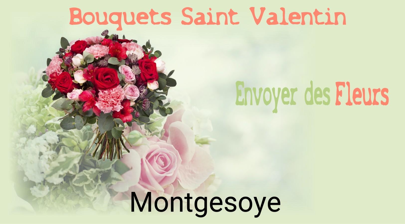 Roses de Saint-Valentin livrées à Montgesoye